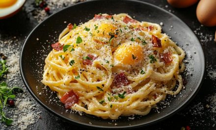 Carbonara Spaghetti Kuliner Italia Creamy Dan Menggoda